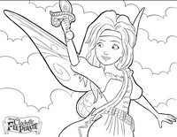 coloriage zarina epee a la main